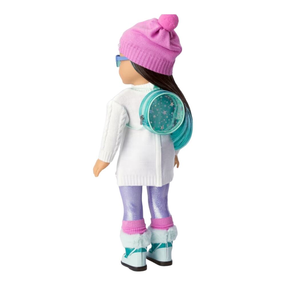 NEW American Girl Of The Year CORINNE DOLL + ACCESSORIES Meet Outfit Purse Hat + - Picture 11 of 16